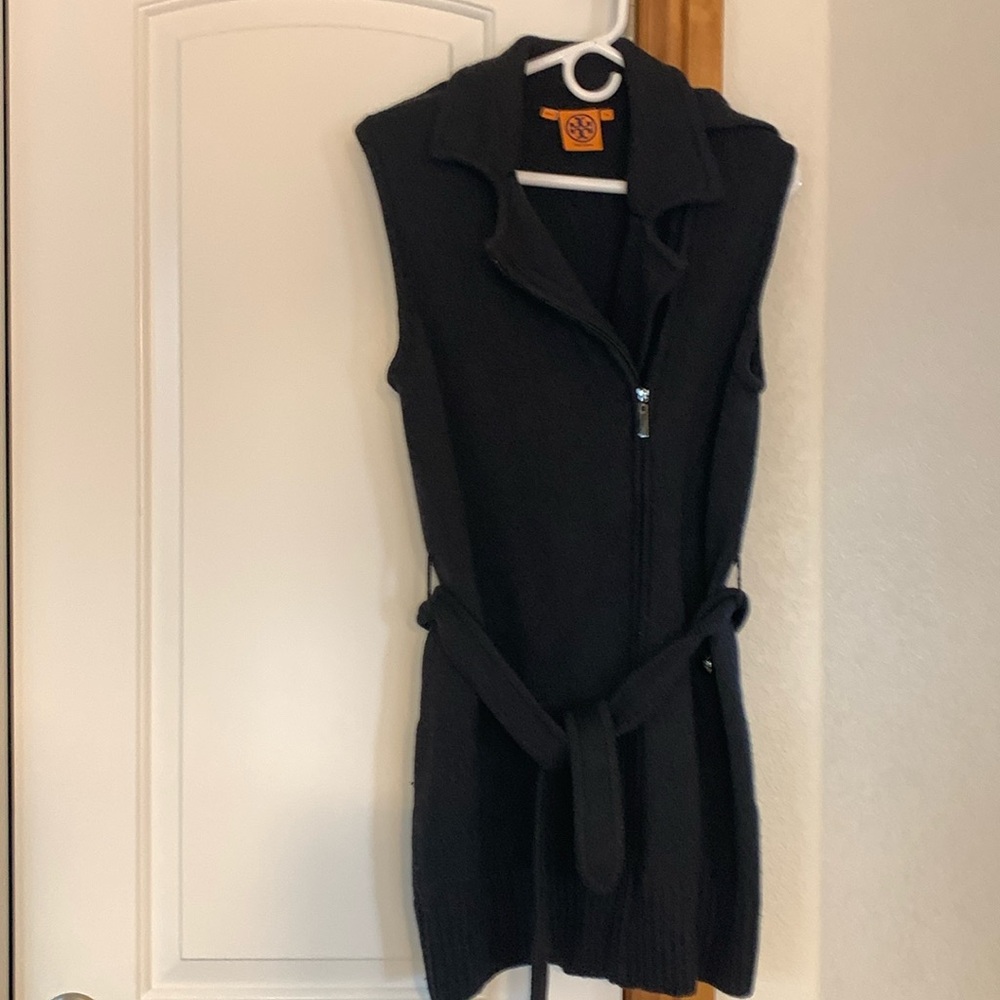 Tory Burch long line sweater vest